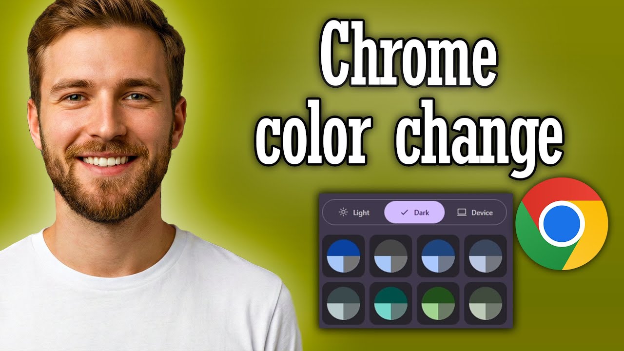 Google Chrome color change - Full Guide - YouTube