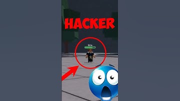 when you find a HACKER in the strongest battlegrounds...💀 #roblox #thestrongestbattlegrounds #shorts