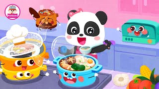 Bữa Tiệc Trong Căn Bếp Của Bé Gấu Trúc | Cuộc Thi Nấu Ăn | Babybus screenshot 3