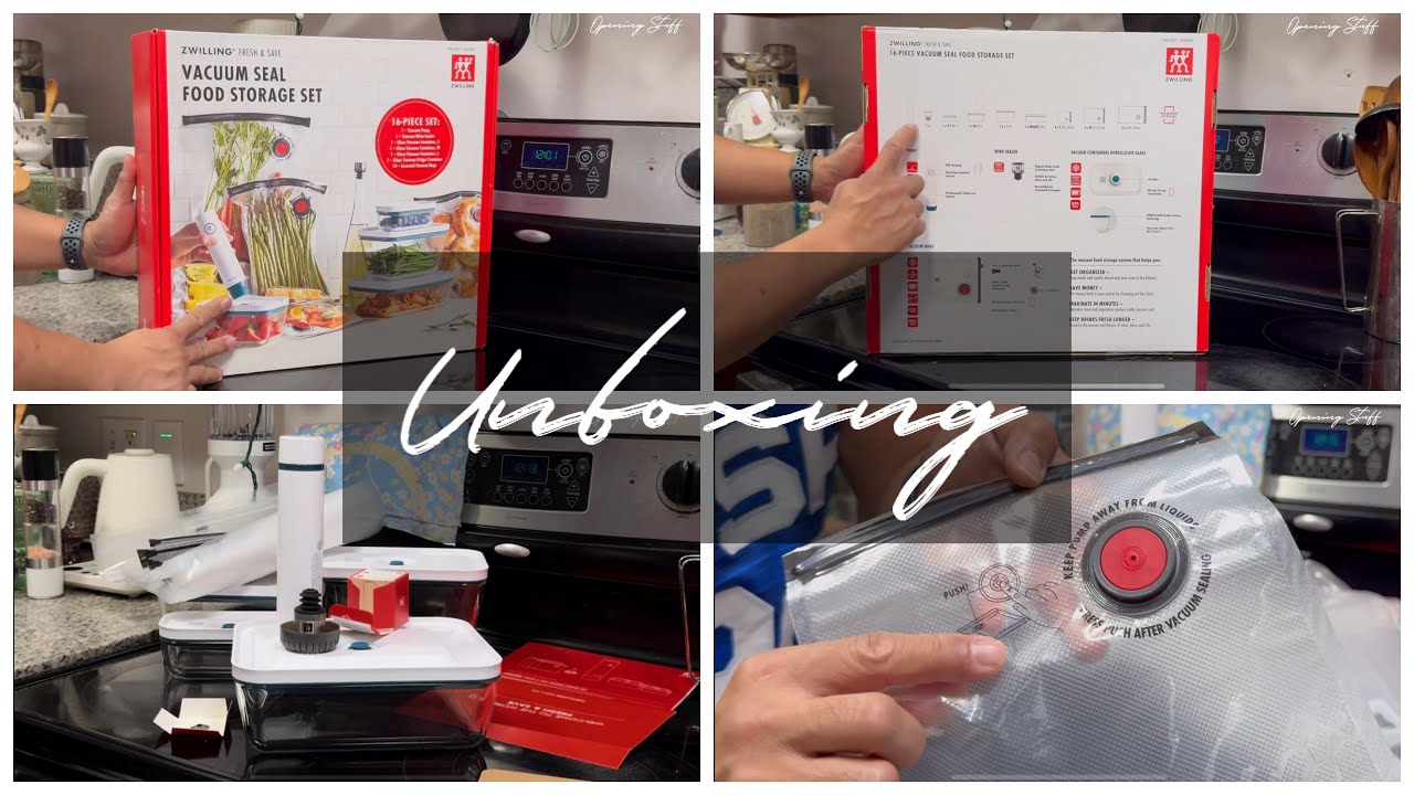 [Costco Finds] Zwilling Vacuum Seal Food Storage Set unboxing 