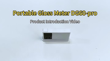 Portable Gloss Meter DG60-pro Product Introduction Video