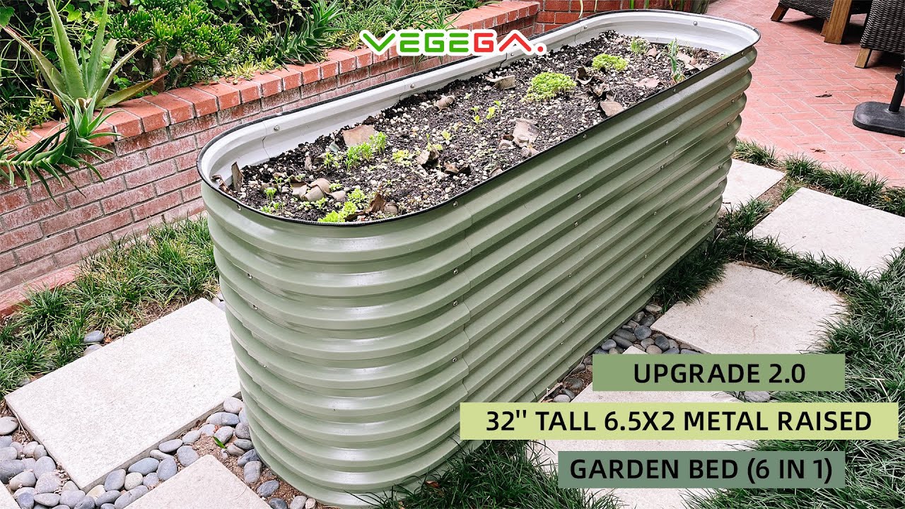 32'' Tall 6.5x2 Raised Planter Boxes (6 in 1)