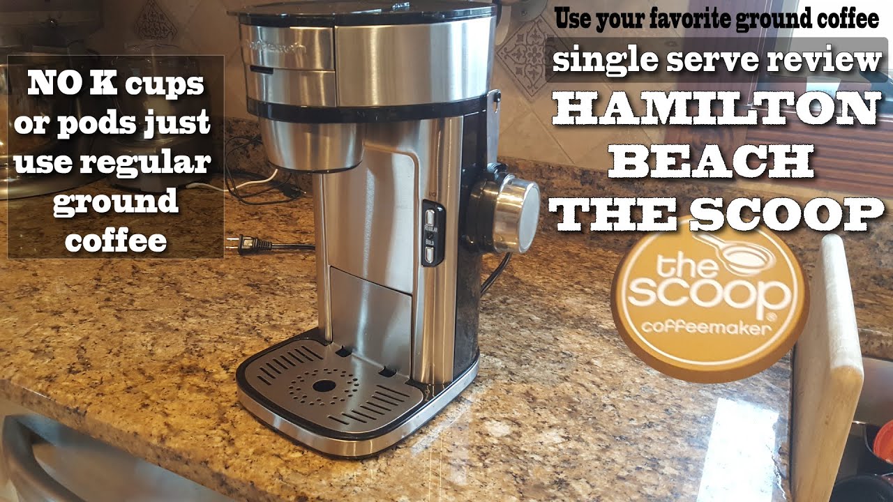  Hamilton Beach The Scoop Single Serve Coffee Maker
