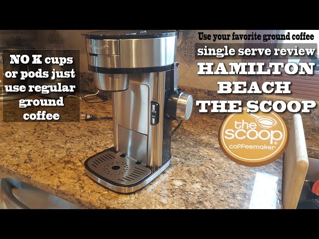 Hamilton Beach® The Scoop® Single-Serve Coffee Maker & Reviews