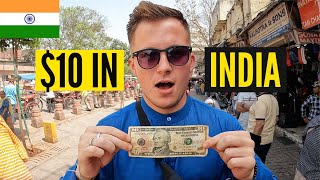 Crazy $10 Challenge in Delhi, India 🇮🇳