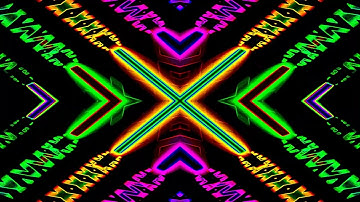 Glowing Neon RGB Background VJ Loop Effect 4K ( 10 second )