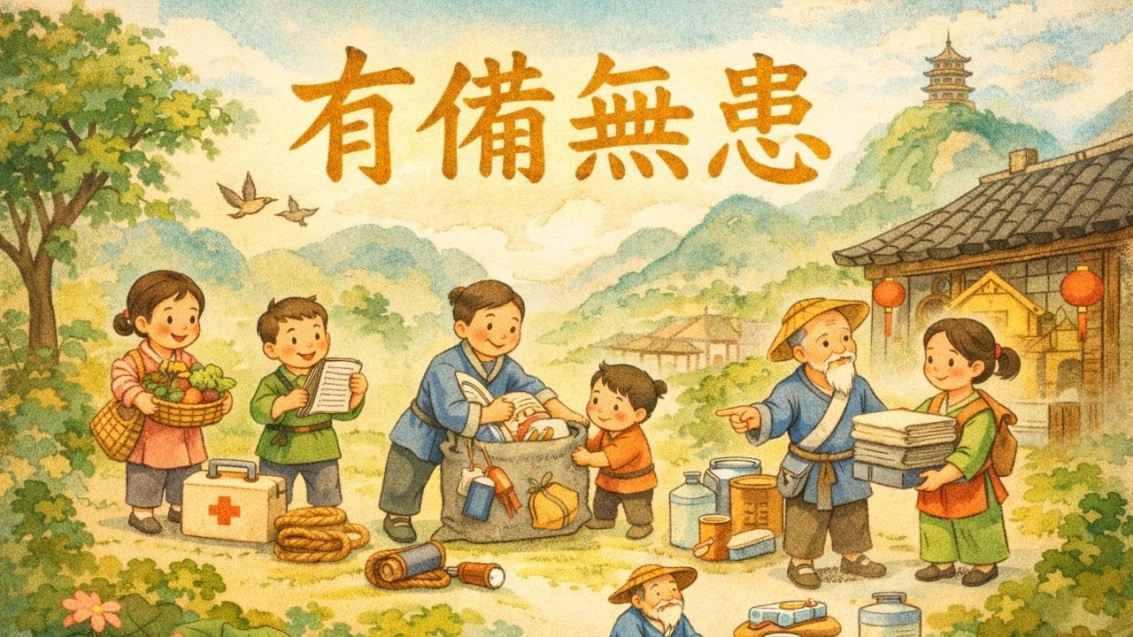 【成語故事小書房 15】｜《有備無患》給孩子聽的成語故事 × 生活智慧 × 小小反思｜親子書房練習曲