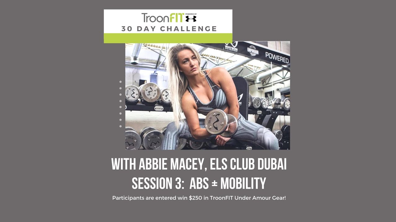 30 Day TroonFIT Challenge with Abbie Macey: Session 3