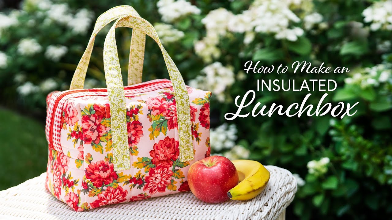 DIY Insulated Lunch Bag from Upcycled Skirt - Prodigal Pieces