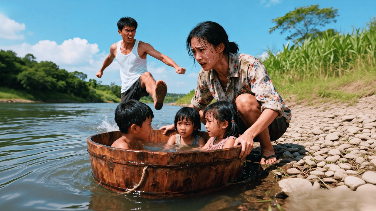 惡毒繼父狠心將三個孩子扔進河裏,母親心痛欲絕尋親二十年,卻沒想到兒子成爲首富總裁一家團圓!#爽劇 #家庭倫理