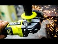 ALL NEW - 18-Volt RYOBI One+ HP 4-1/2" Angle Grinder Review [$119]