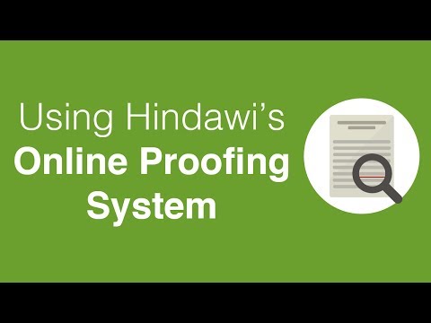 Using Hindawi's Online Proofing System