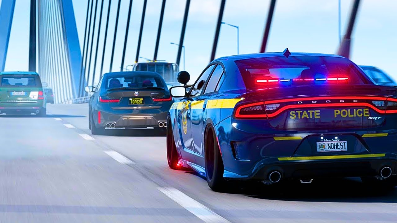 Intense Police Chase on Assetto Corsa No Hesi | High-Speed Pursuit ...