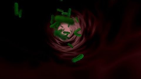 Corona Virus Flowing Through Vein - Free Animated stock footage