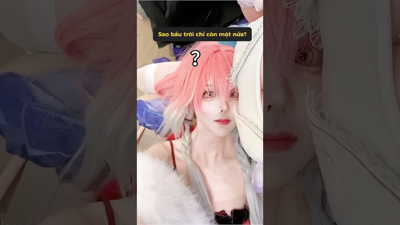 Mệt hơn rồi, sao bầu trời chỉ còn một nửa? #meowcosplay #shorts