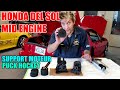 Des rondelles de hockey support moteur   honda del sol mid engine 