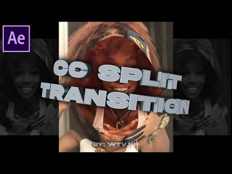 Cc Split Zoom Transition Tutorial On After Effects