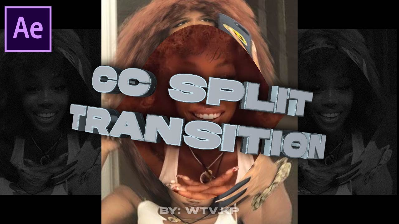 Cc Split Zoom Transition Tutorial On After Effects