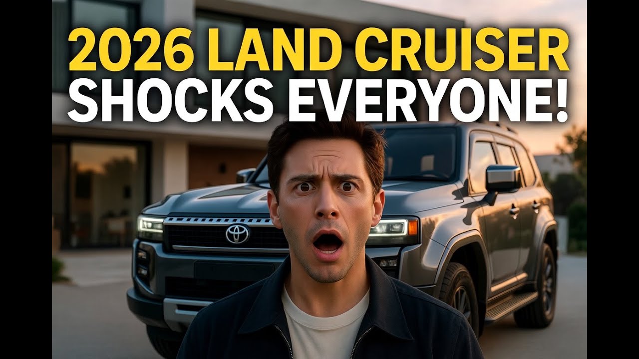 2026 Toyota Land Cruiser Revealed – Massive Power, Luxury Upgrades & Off-Road Shock!