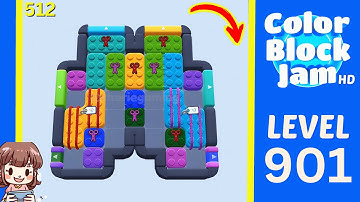 Color Block Jam Level 512 (901) Solution Walkthrough
