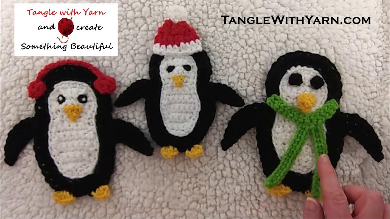 P is for Penguin: Crochet Penguin Applique - Repeat Crafter Me