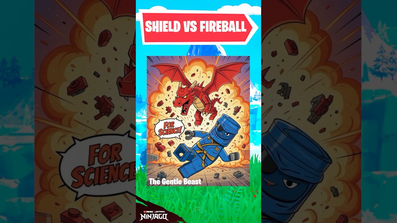 Щит против Огненного шара LEGO Fortnite