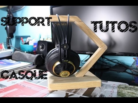 Bricolage Vlogs - Fabrication d'un support pour casque audio (Gamer) 