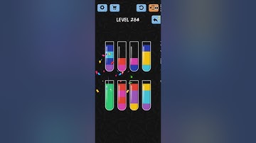 Water Color Sort Level 284 Walkthrough Solution iOS/Android