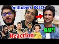 Carryminati amit ashish harsh  other youtubers react on sushant singh rajputs death rip