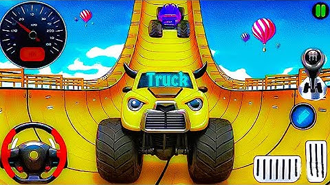 #1 Monster Truck Mega Ramp Impossible Driver - Mega Ramp Car Stunt Master Simulator-Android Gameplay