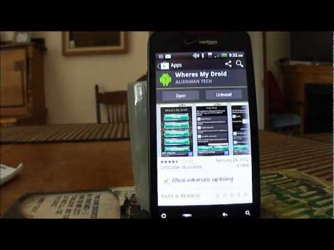 Where's My Droid Download and Setup Demonstration