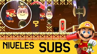 Cuando el Zapato NO PARA de Pincharse 🤬 | NIVELES DE SUBS #9 - Super Mario Maker 2 - ZetaSSJ