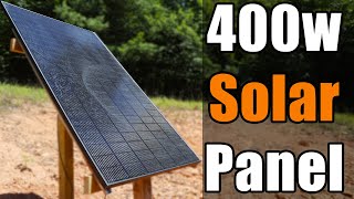 Project Solar QCell 400w Solar Panel Overview and Install