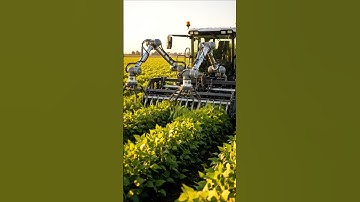 Smart Legume Pods Harvester Robot — Precision Farming for Beans & Pulses#shorts#farming#automobile