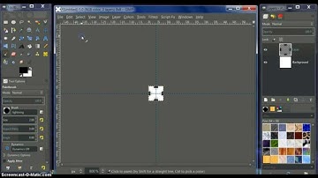 Small Dot Pattern With Gimp 2.8