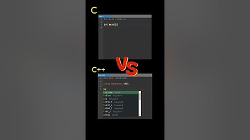 C vs C++ | #C #cpp #code #programm