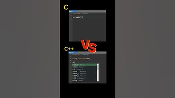 C vs C++ | #C #cpp #code #programm