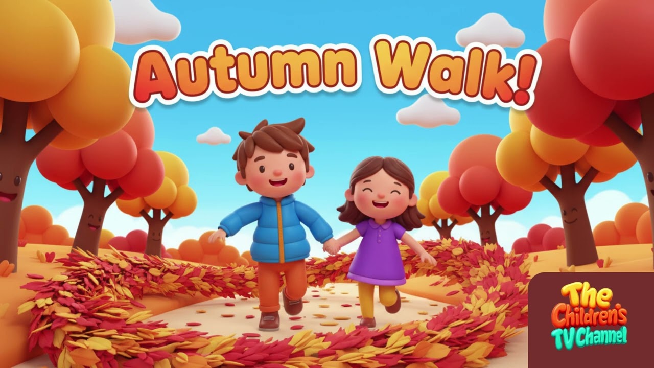 Autumn Walk, Colours All Around! | Kids Song About Fall Leaves & Nature 🍁🍃