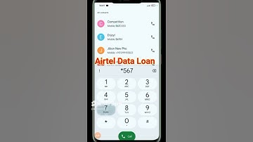 Airtel Data Loan Code #airtel #dataloan #android