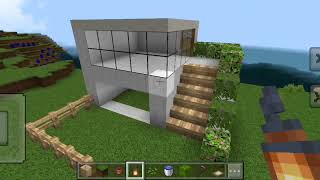 Minecraft ⛏️🏡😱 model house built #minecraft