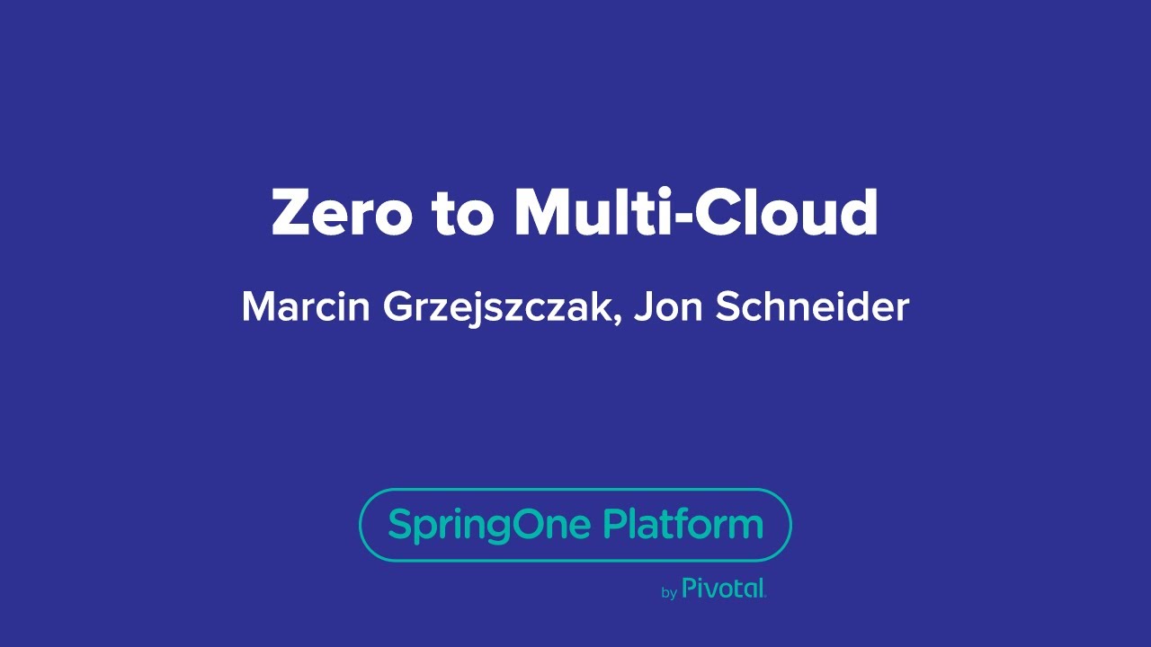 Zero to Multi-Cloud