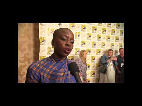 Danai Gurira Interview On Black Panther Trailer and San Diego Comic Con Hall H Reaction #SDCC