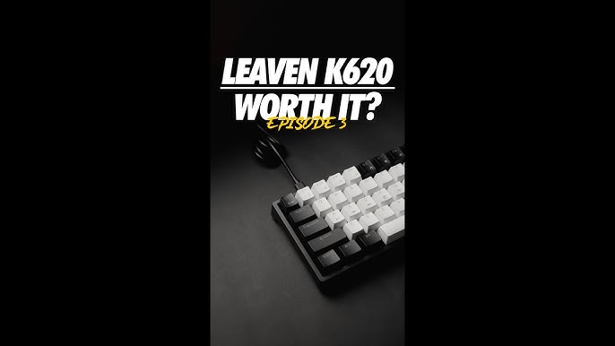 LEAVEN K620 61 Touches Hot Plug-in Glowing Game Clavier Mécanique