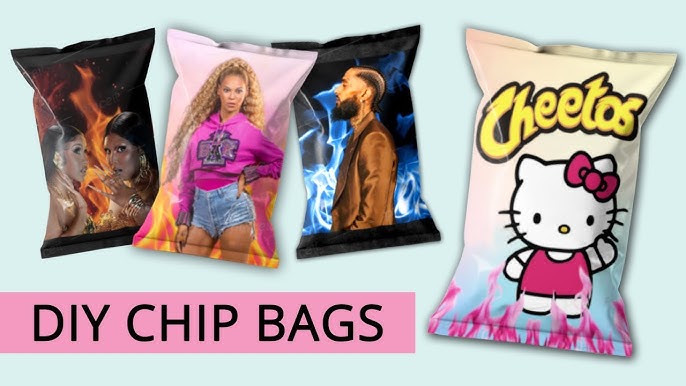 Valentine's Day Chip Bag: How To Make A Chip Bag 