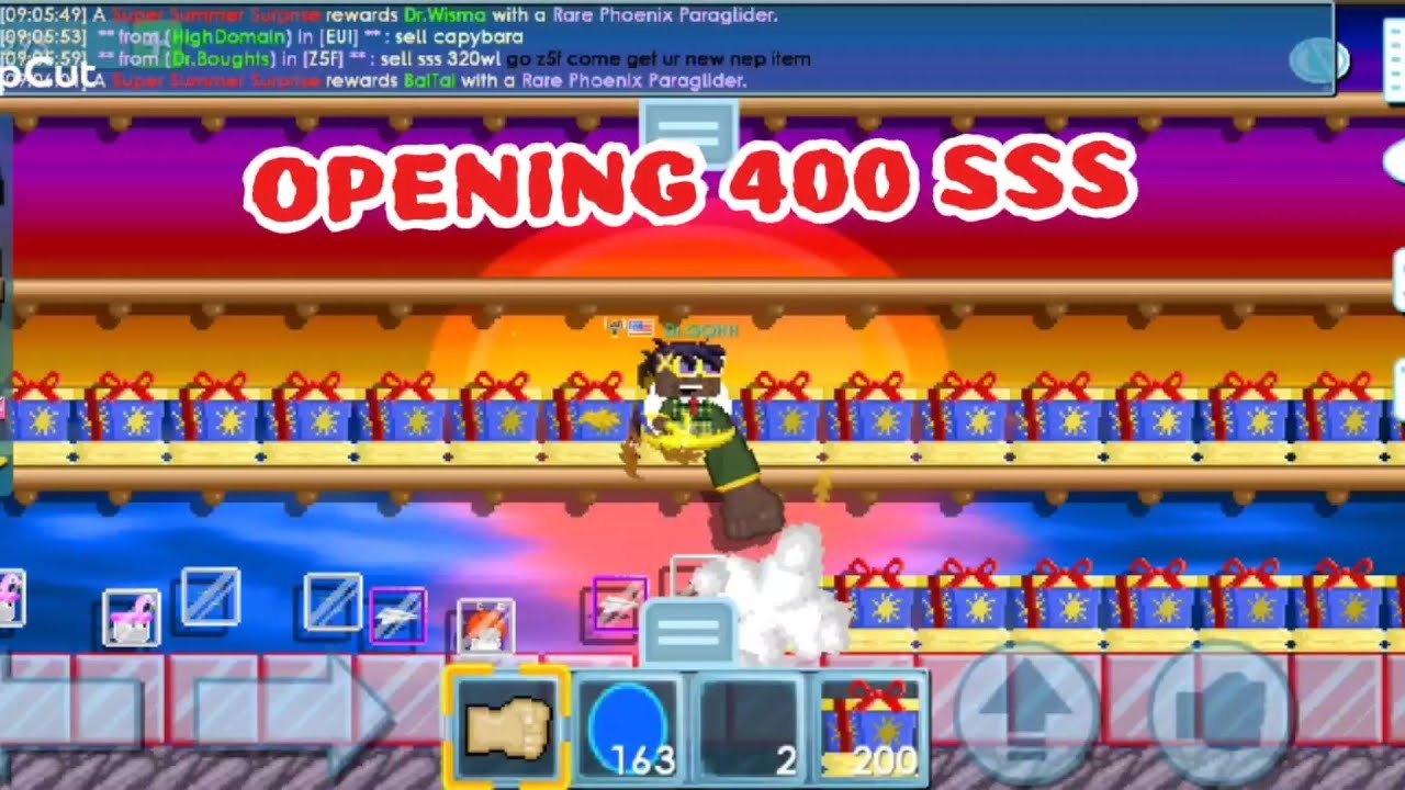 OPENING 400 SSS GROWTOPIA