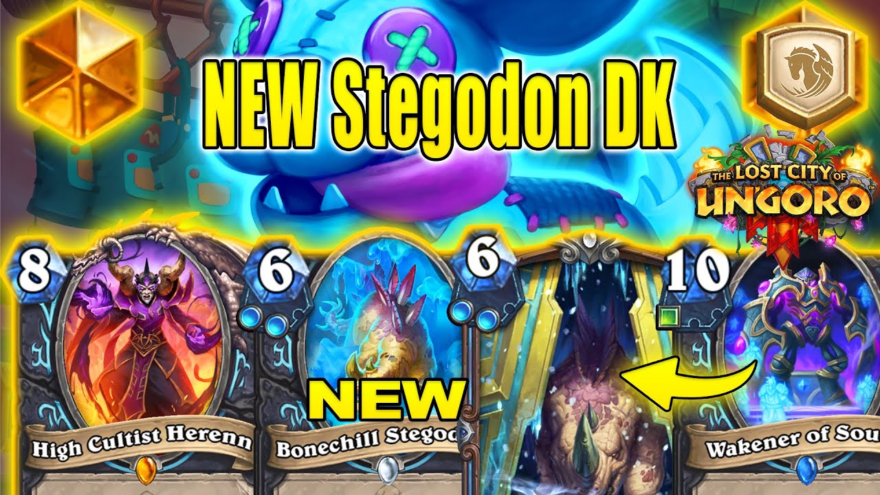 NEW Stegodon DK Deck Is Clearly Super Fun To Play At The Lost City of Un'Goro | Hearthstone