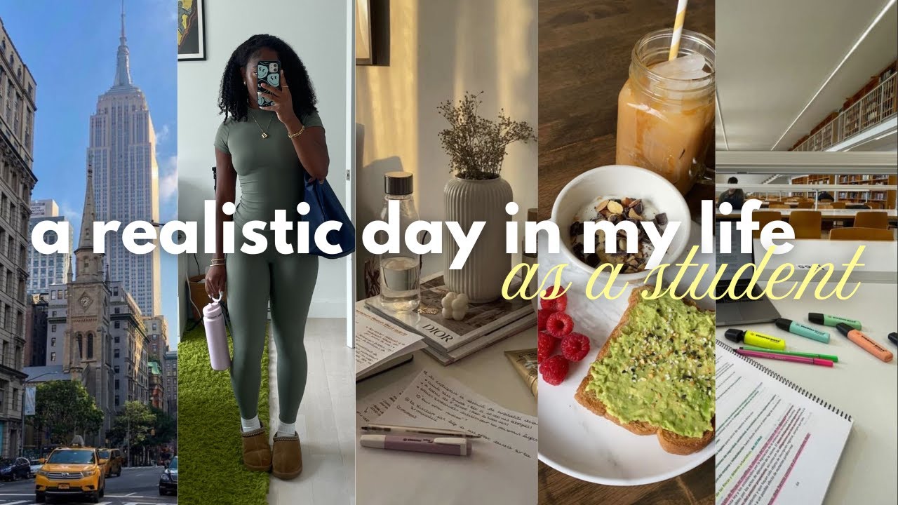 VLOG 💌 a realistic and productive day in my life as a college student ...
