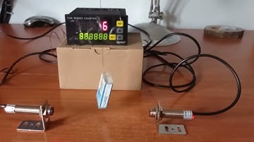 Conta pezzi con sensore laser trader