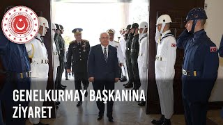 Bakan Güler'in, Kara Kuvvetleri ve Hava Kuvvetleri Komutanlıkları ile Genelkurmay Başkanını Ziyareti Resimi