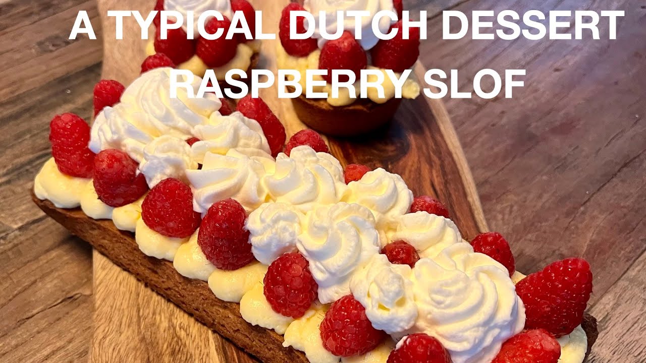 DIY Raspberry Tart, How to Make the Dutch Classic Raspberry Slof
